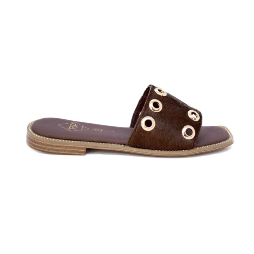 Shoes Sandalias marca Top 3 para mujer en color marron