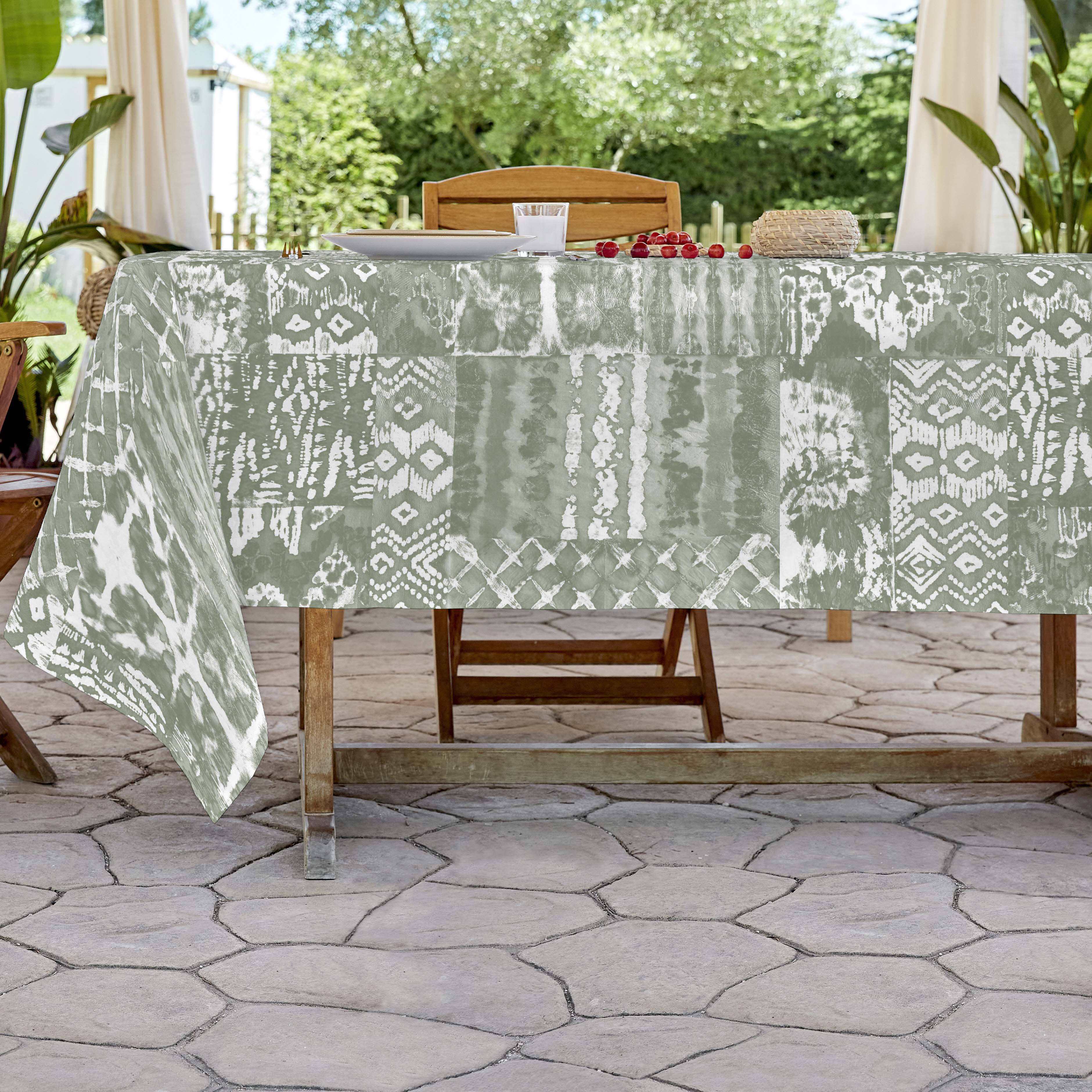 SANDAL - Mantel de Tela Estampado y Antimanchas - Mantel para Interior y Exterior - 5 modelos diferentes - Modelos Geométricos - 140x200 / 140x250