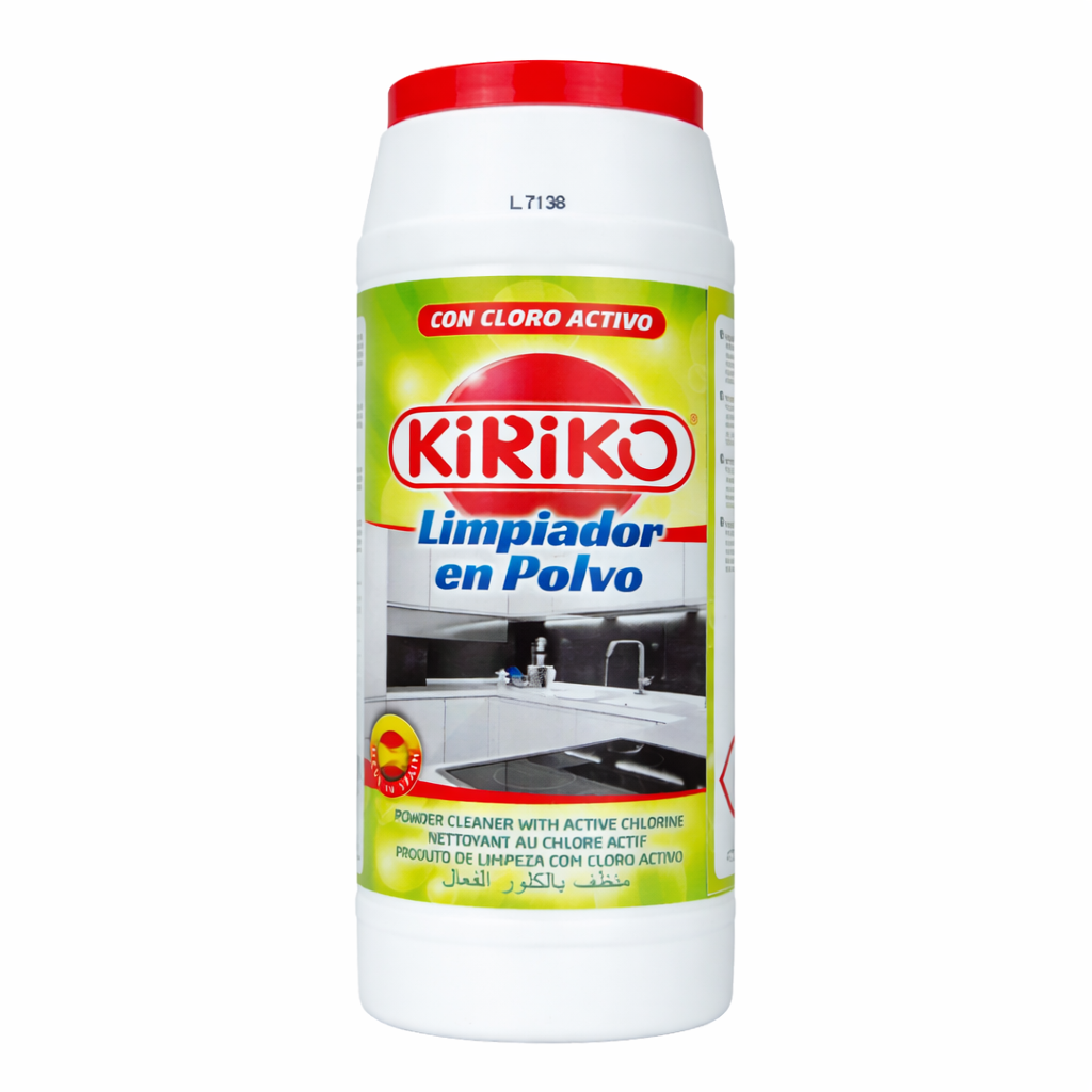 Limpiador en Polvo Multiusos Kiriko 500 g Caja de 6 Unidades