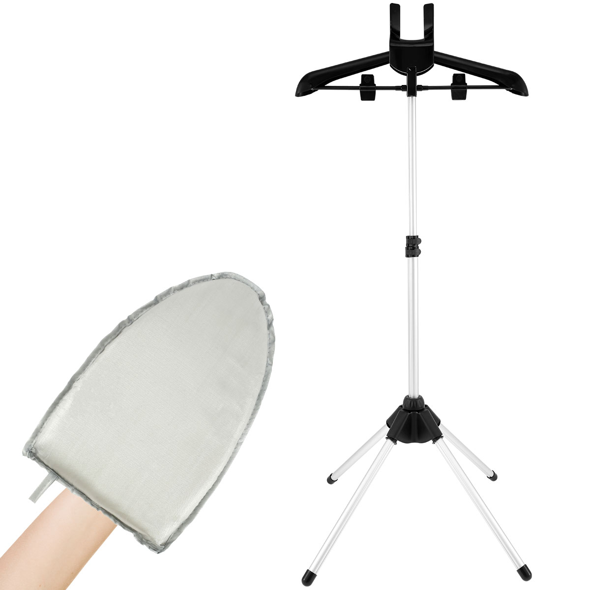 TK Rack De Vaporizador Plegable Con Taburete De Hierro Y Taburete Porta Ropa Para Lavar Ropa Material De Hierro Y Aluminio