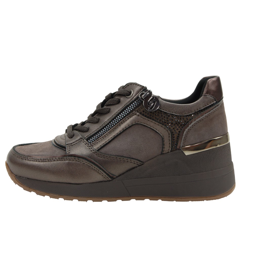 Stonefly mod. MINA 1 zapato casual para mujer en piel natural, cordones