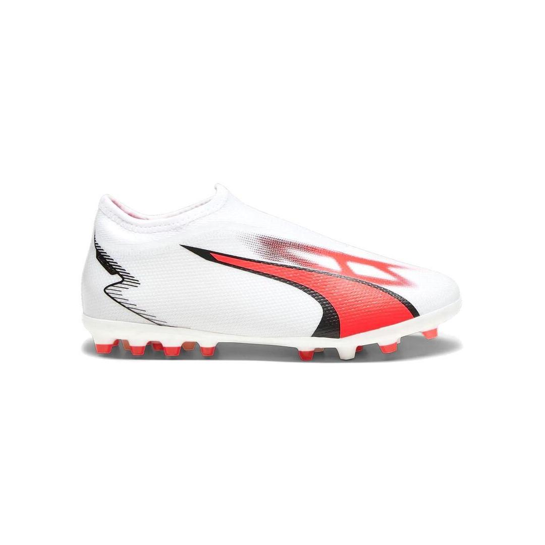 Bota Fútbol Niño Puma Ultra Match Blanca - Ligera y Flexible
