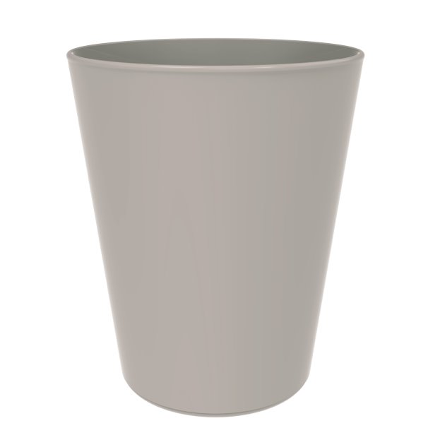 MONOUSO | Vaso Reutilizable Durable PP Mineral Gris 330ml (1 Ud)