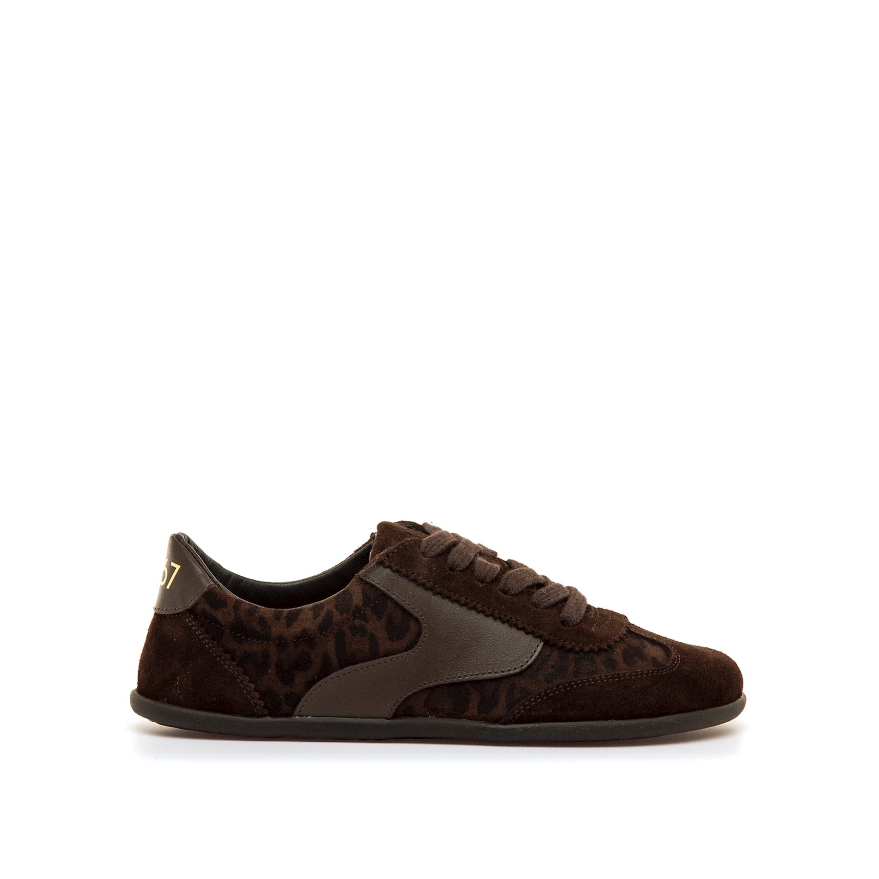 Mustang-MTNG zapatos planos barefoot mujer free mia marron con cierre cordones y tipo de puntera redonda