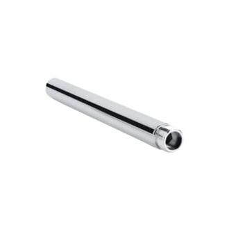 CA Extensión de brazo de ducha Sollbry de acero inoxidable, 20 cm, tubo redondo de extensión de ducha, G 1/2", brazo de extensión para cabezal de ducha, accesorio de baño