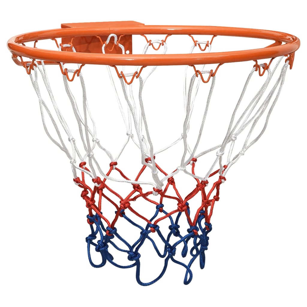 vidaXL Aro de baloncesto acero 39 cm canasta de baloncesto Color orange, Negro, y mas