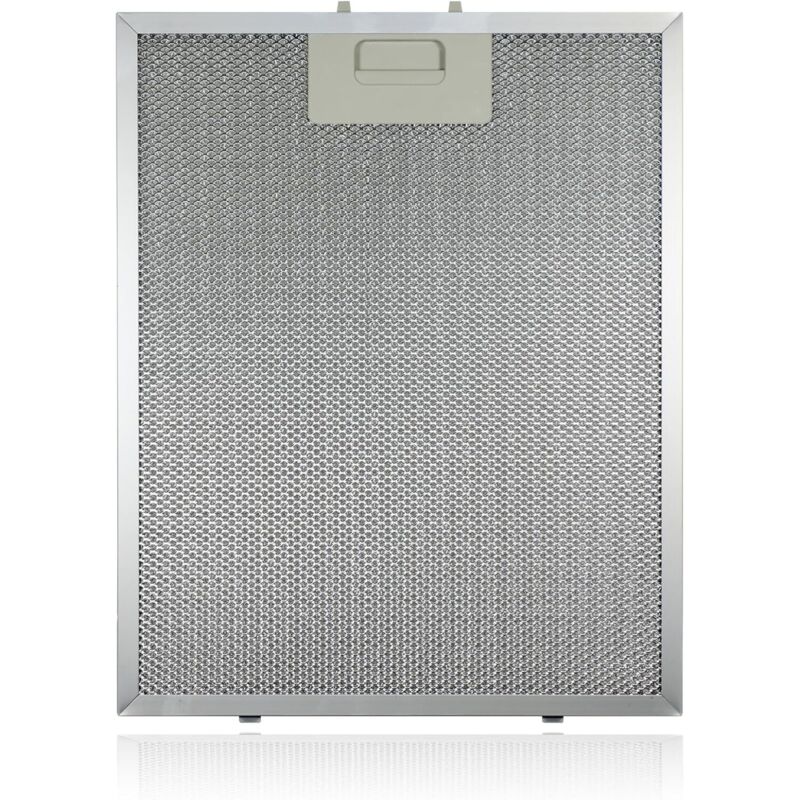 CA Filtro de grasa metálico universal para campana extractora (plata, 320 x 260 mm)