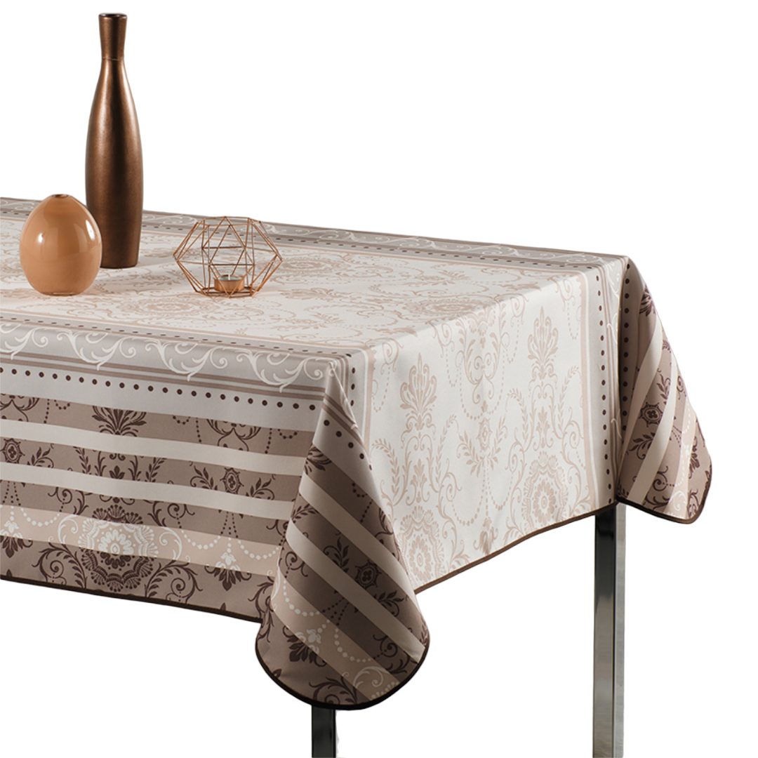 ARTEMANTEL Mantel Antimanchas BARROCO de Poliéster para Mesa Rectangular o Redondo - Elegancia y Practicidad