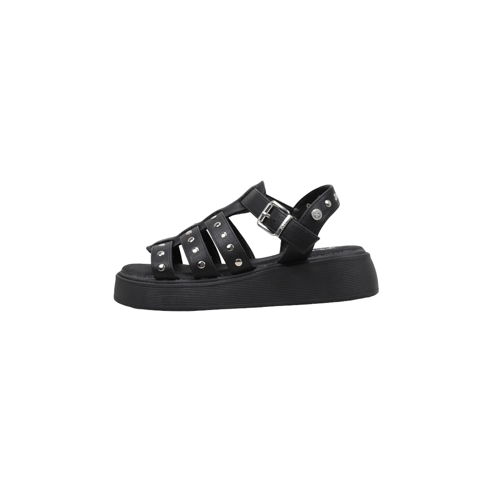 Xti 145238 Sandalias De Cuña Mujer Negro