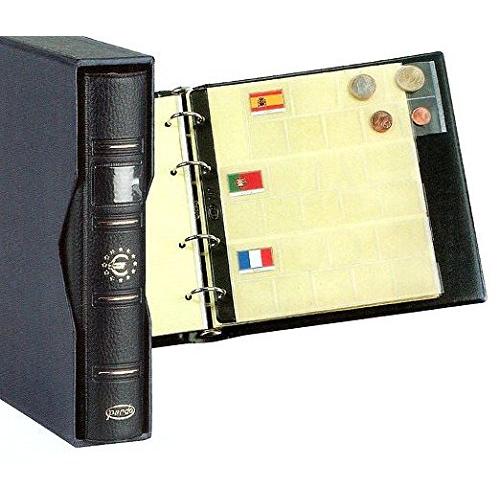 Pardo-Album Pardo para Monedas de Euro color Azul con 5 Fundas modelo 76700