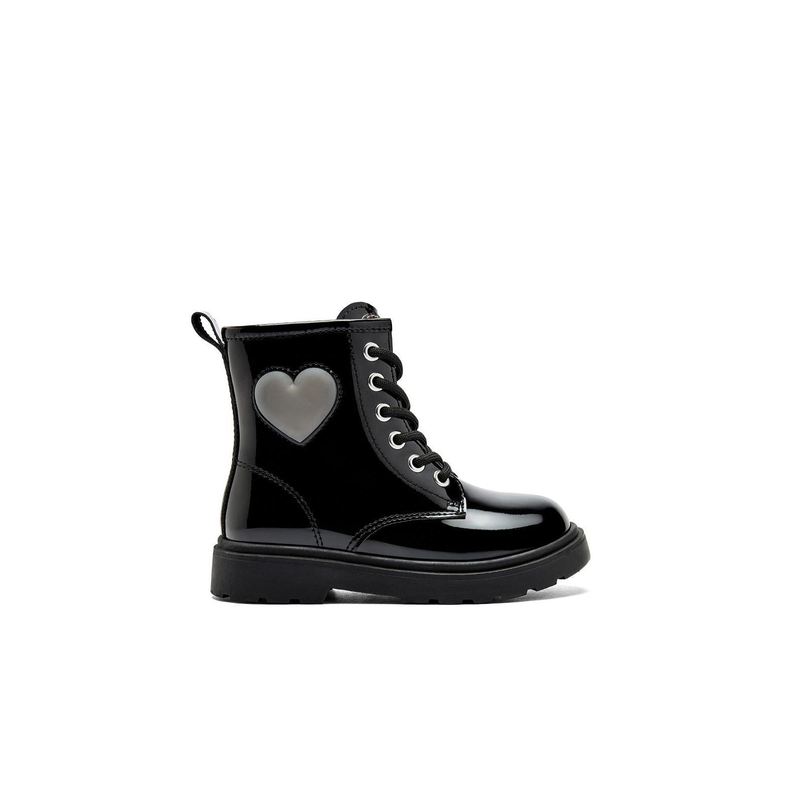 Conguitos - Botas Militares de Niña con Luz en Negro para Niña