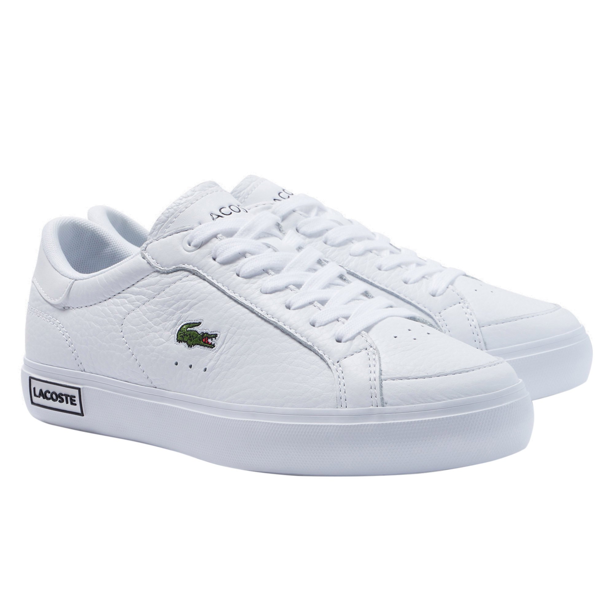 LACOSTE Zapatillas mujer - Powercourt, zapatillas, lisas, cuero POWERCOURT 222 6 SFA