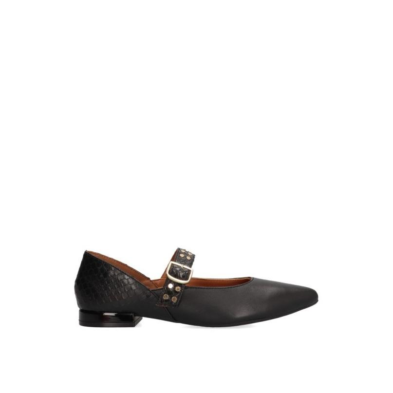 Zapato Zapatillas Casual Gioseppo - Mujer - Suela Plana - Modelo Reerso - Color Negro