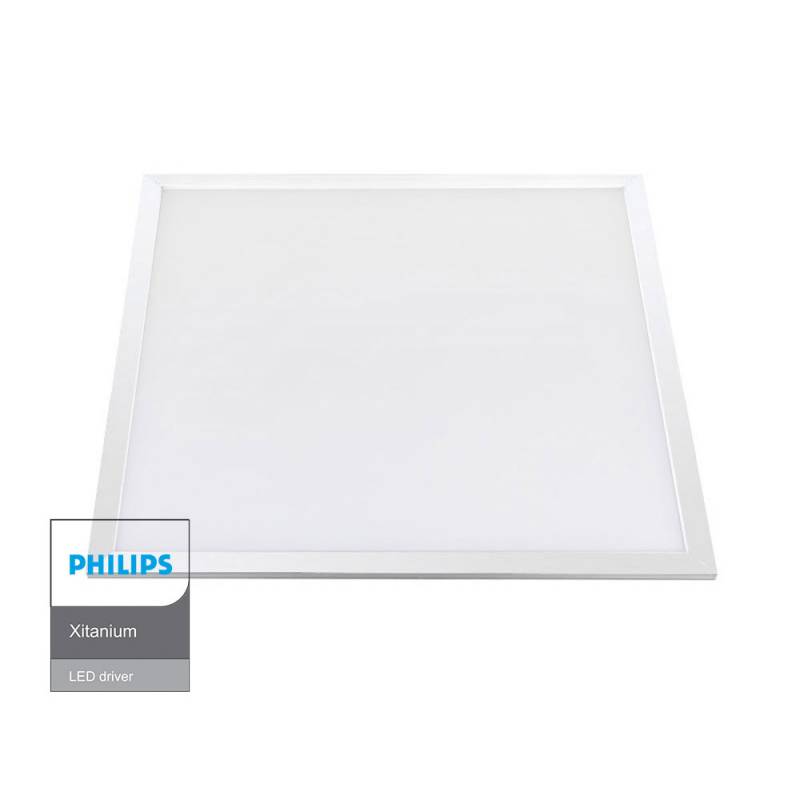 LEDBOX Panel LED 42W 60x60cm - Driver Xitanium y Certificación ENEC05, Blanco neutro. Panel LED, Paneles led