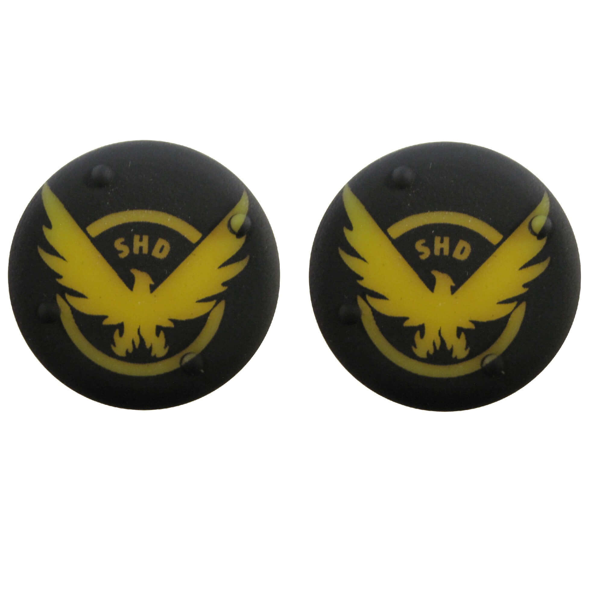 CAELLUMA - Alzadores de 14mm para PS4 y PS5 con Diseño SHD - Aumenta tu Precisión y Comodidad