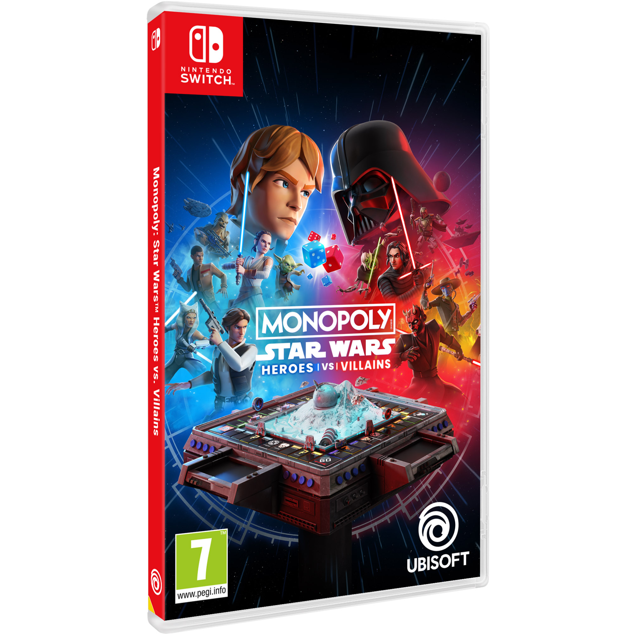 MONOPOLY STAR WARS HEROES Vs VILLAINS ELIGE TU VERSIÓN SWITCH 2 SWITCH2 O NINTENDO SWITCH JUEGO FÍSICO VERSIÓN ESPAÑOLA