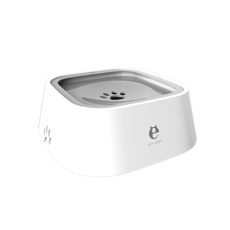 TK Cuenco antisalpicaduras para mascotas, cuenco antiderrames para perros ELS PET, cuenco de agua antigoteo para mascotas, cuenco de alimentación lenta para gatos, bebedero para mascotas, cuenco de agua de viaje de gran capacidad