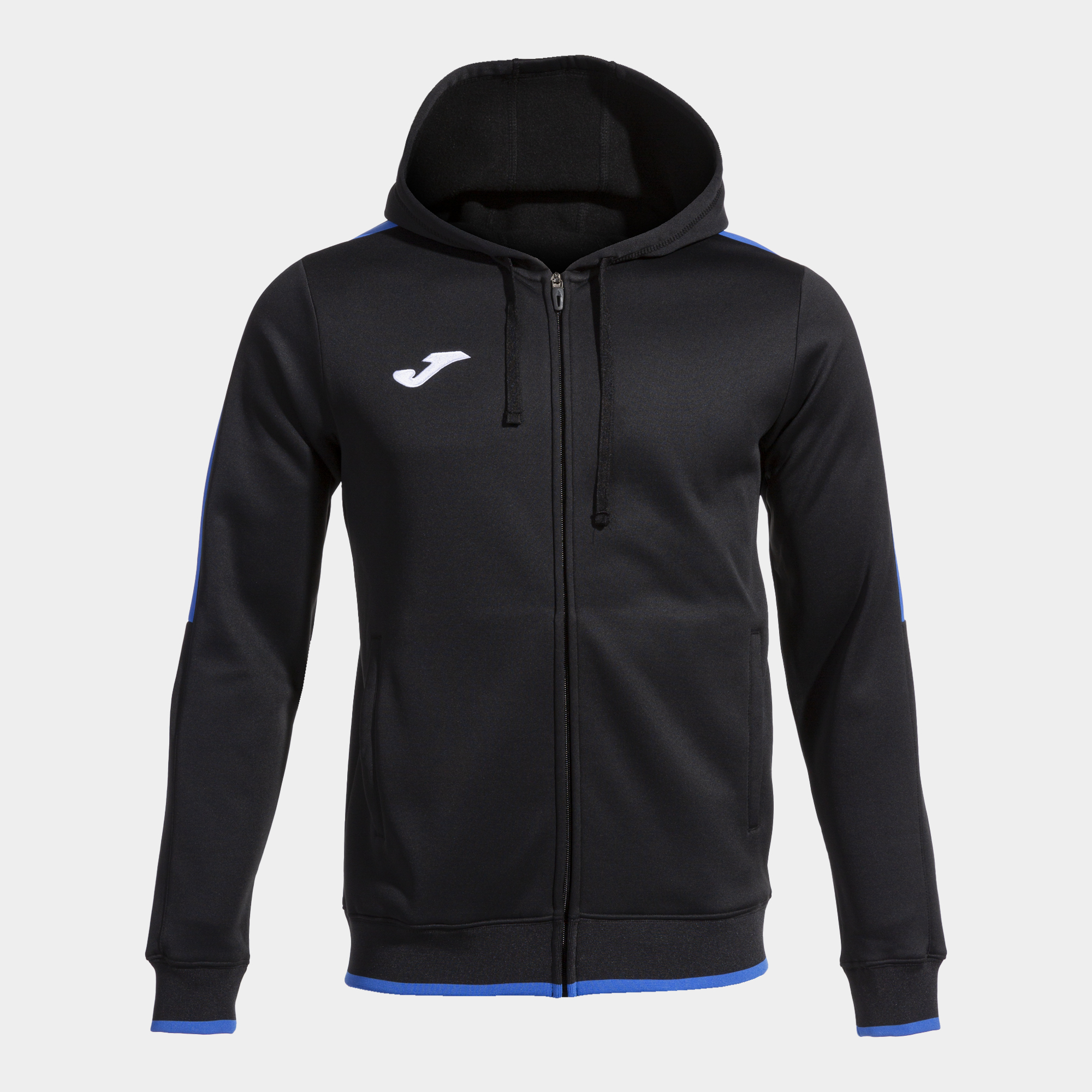 JOMA CHAQUETA CON CAPUCHA OLIMPIADA NEGRO ROYAL Talla 4 (6XS) Niño Junior