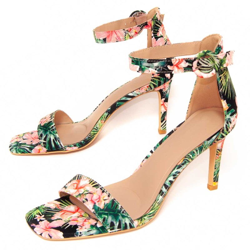 Sandalia De Tacón Para Mujer. Montevita Annamensal 104981