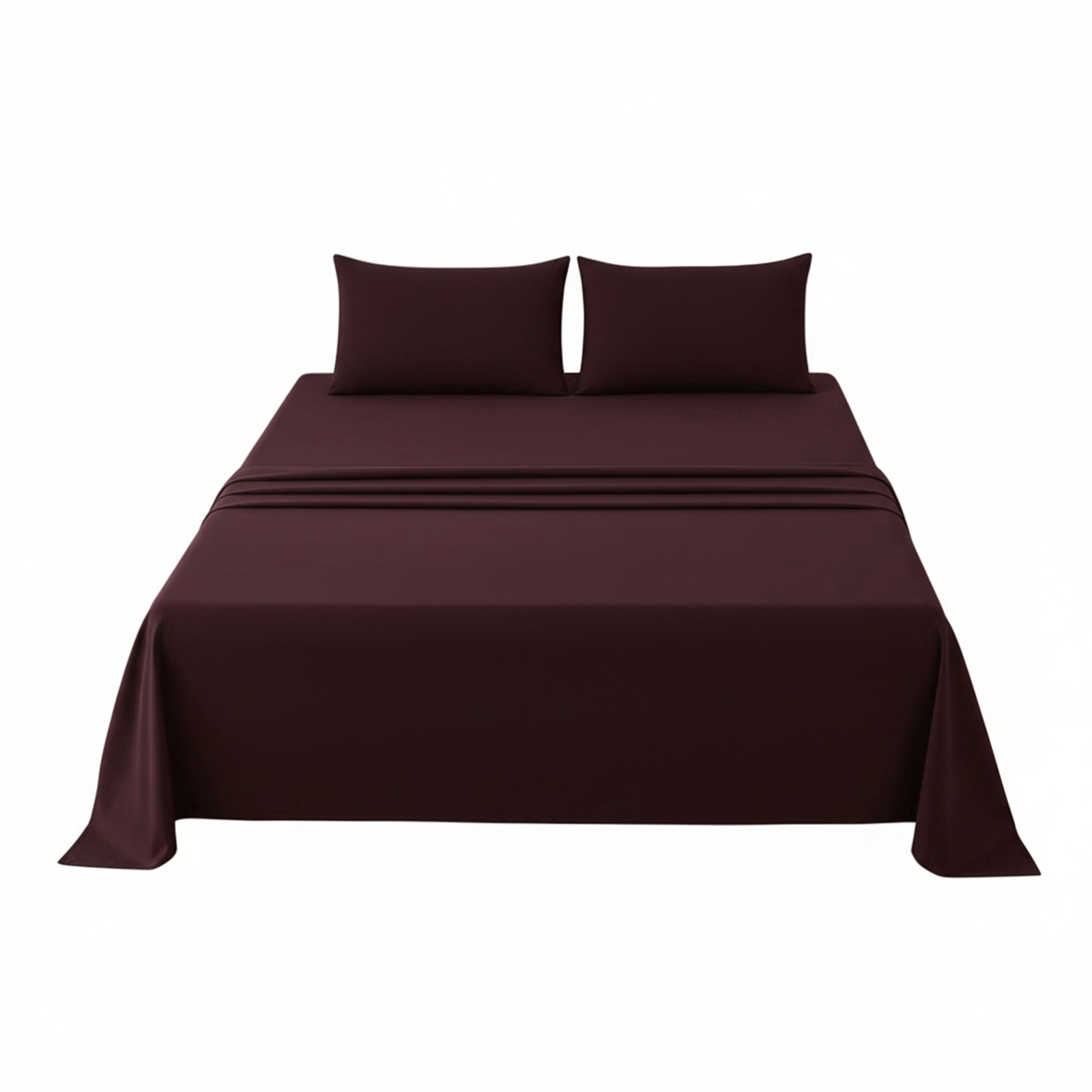 Juego de Sábanas Lisas 100% Poliéster Ultra Suave Transpirable, Set Completo con Sábanas y Fundas de Almohada, Antiarrugas y Resistente al Desgaste, Lavable a Máquina, Colores Neutros Modernos para Dormitorio, Hogar y Apartamento Turístico