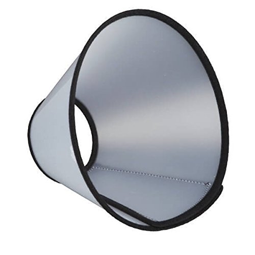 TRIXIE Protective collar, plastic, hook and loop fastener, S–M: 30–37 cm/14 cm