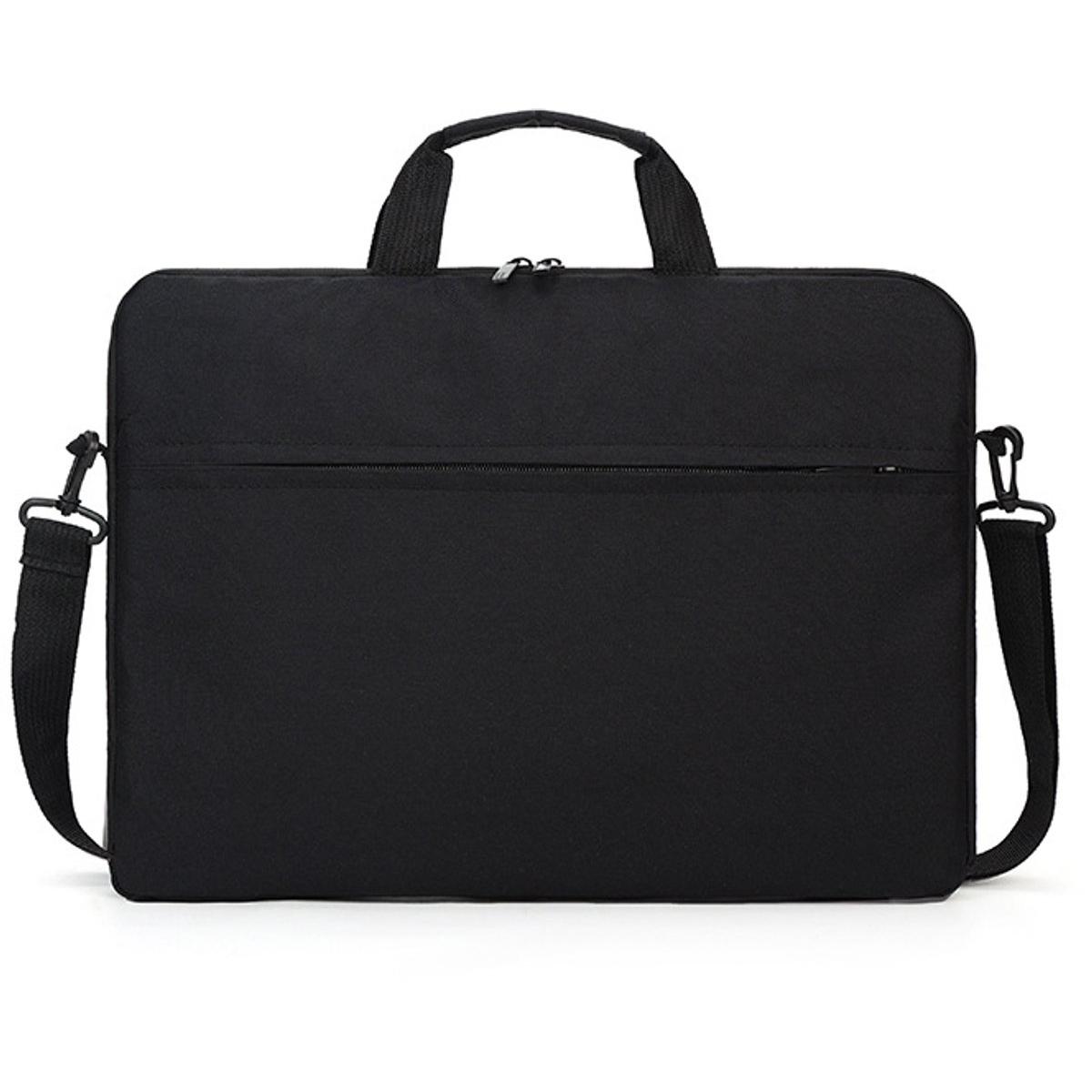Laptoptas, laptophoes met schouderriem, crossbodytas, geschikt voor werk, studie en reizen, Zwart, 13,3 inch.