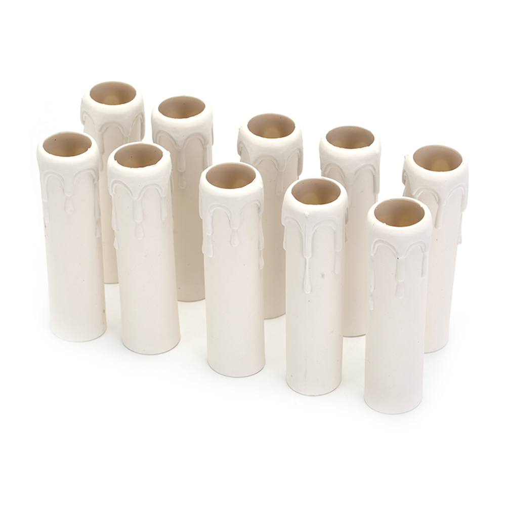 TK 10Pcs/Lot Vaso De Vela Cubierta De Bola De Candelabro Parte De La Base De Vela Tubo De Lámpara De Mesa Soporte De Vela