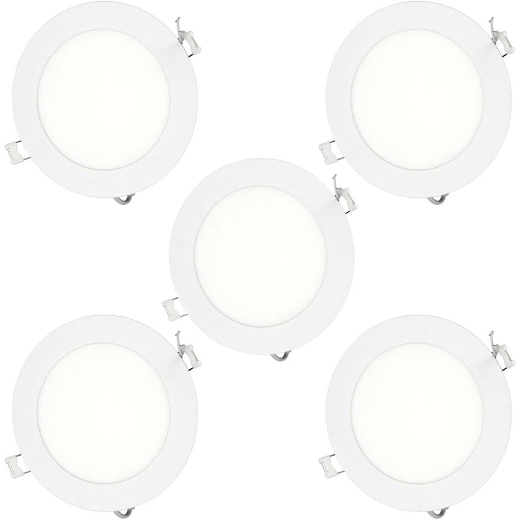 Jandei - Downlight LED, Panel Extraplano Redondo, Iluminación 9W, para Colocación en Interior, Color de Luz Blanca, Fuente De Alimentación Incluida