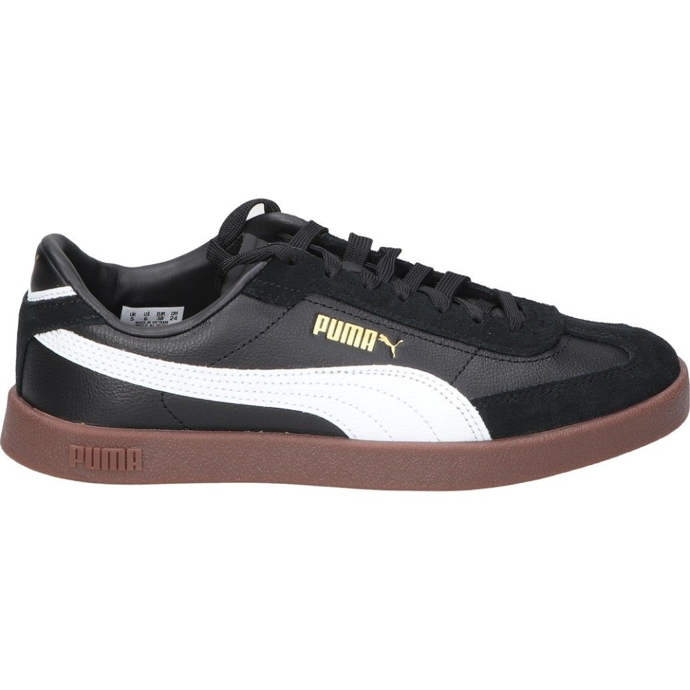 PUMA | Zapatillas Puma Club II Era para Mujer – Deportiva en Color Negro con Detalles en Blanco – Sneakers con Cordones – Estilo Casual – Cómodas y Versátiles – Moda – Modelo 401489-01
