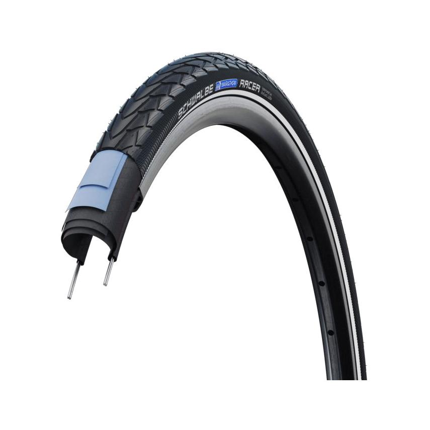 Cubierta De Neumático Ligera Urbana Con Protección Antipinchazos Marathon Racer 700X38c Hs429 R-Guard Addix Green Rigida Refl 40-622 729260