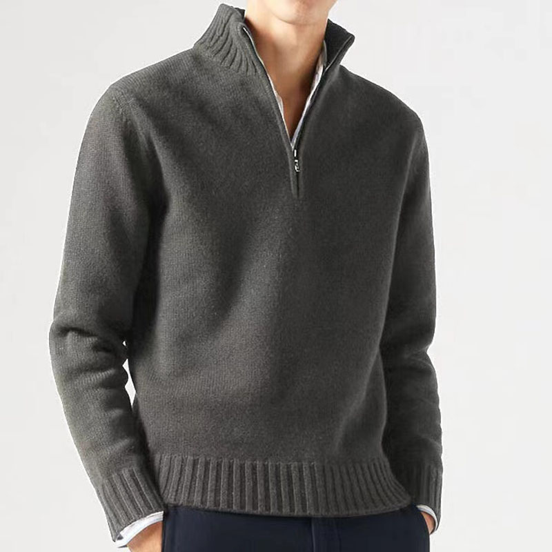 TK Autum Men Turtlenecks Sweaters Knitwear Pullovers Solid Color Long Sleeved Sweater Male Casual Daily Warm Coats