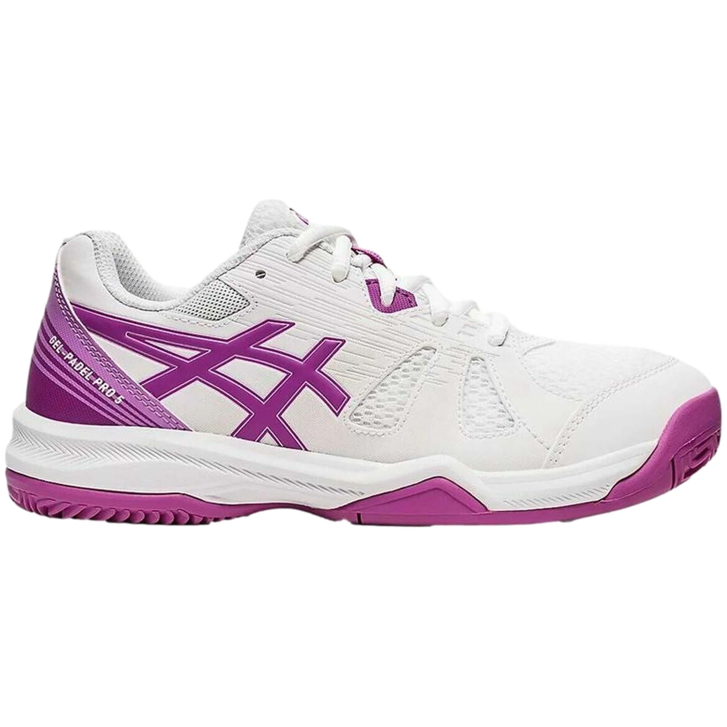 Calzado Calzado marca Asics modelo 1044A048-100 para junior en color blanco