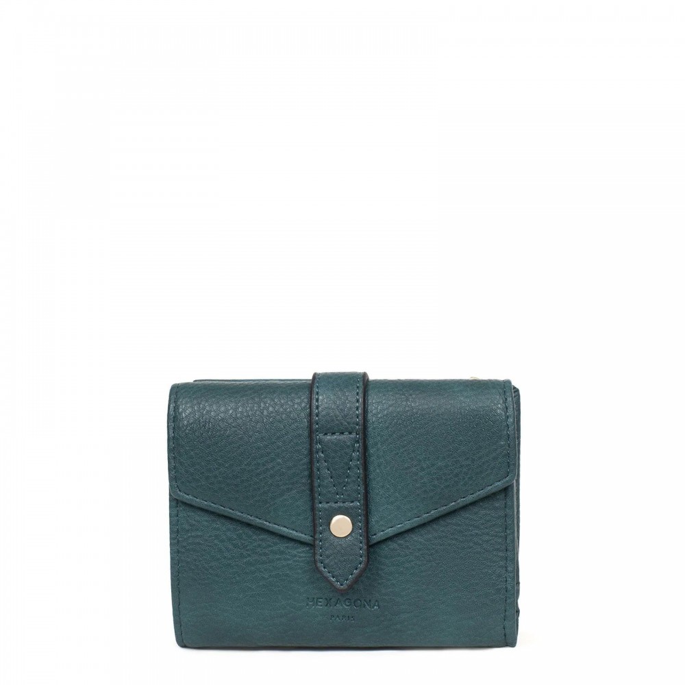 Cartera 578260, Marca Hexagona, Color Azul Verdoso, 12 x 9,5 x 4 cm, Para Mujer