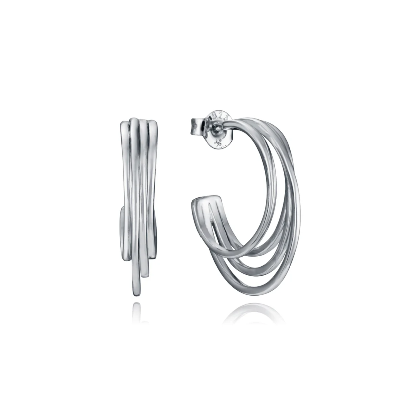Raíz JOYAS Inicio VICEROY JOYAS Pendientes Viceroy VICEROY Pendientes Viceroy De Plata De Primera Ley Con Baño De Rodio Aros Abiertos 9156e000-00