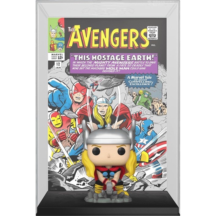 Figura Funko Pop! Comic Covers Marvel The Avengers Thor Modelo 38 | 74593 Edición Especial - Original - Figuras Miniaturas Coleccionables Para Exhibición - Idea De Regalo - Mercancía Oficial - Juguetes P