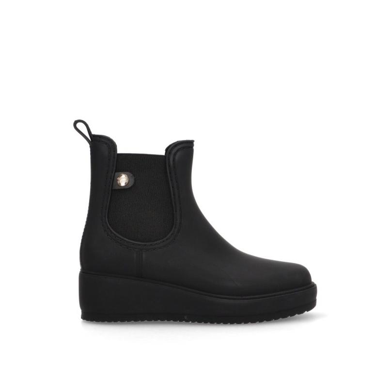 Bota Y Botin Agua Gioseppo - Mujer - Cuña Media - Modelo 45808 - Color Negro