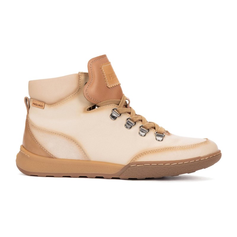 Botines casual  mujer PIKOLINOS W7C-8582C1 807 BOTIN CORDONES MARFIL 39597 26I
