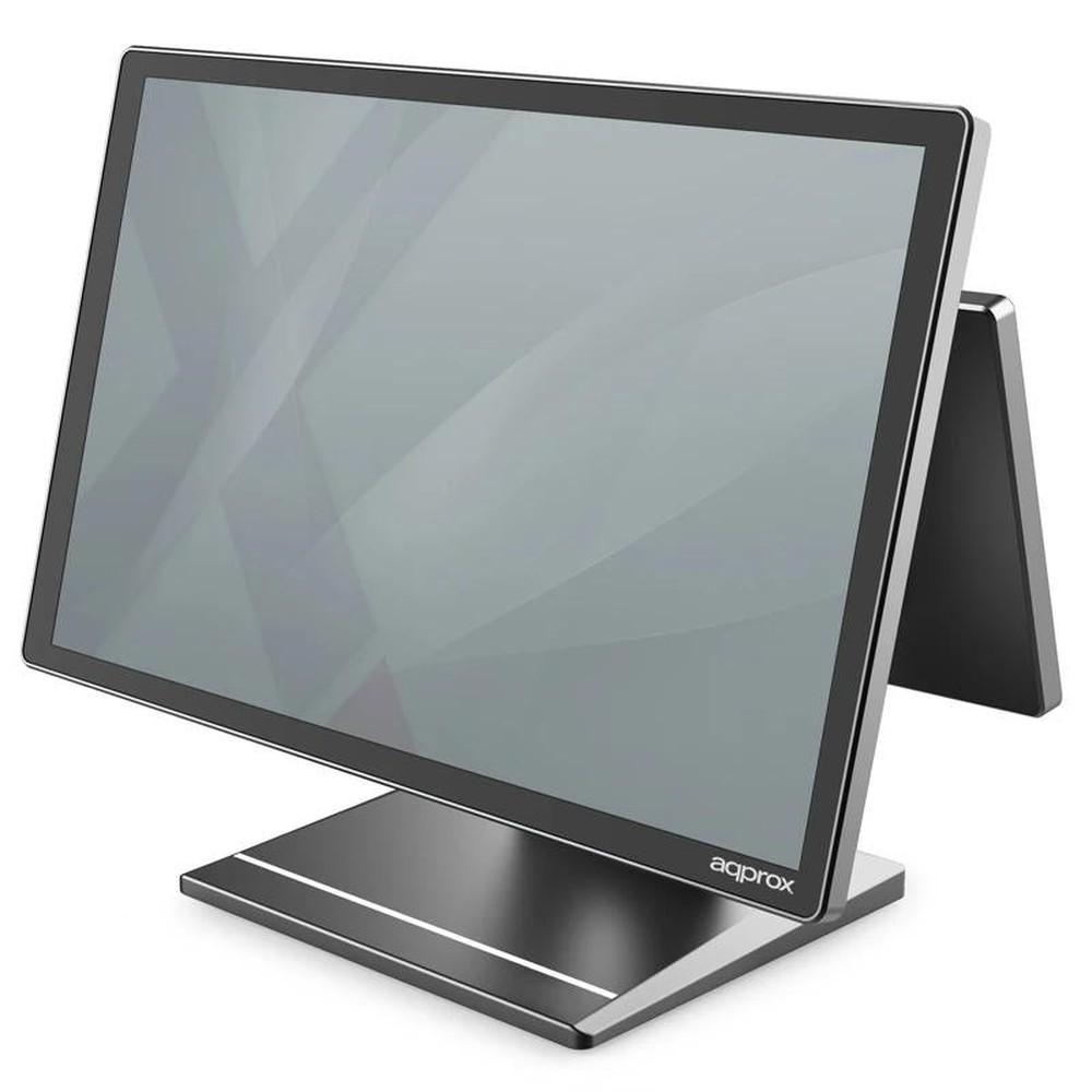 Approx - Monitor táctil TPV06 de 15,6 pulgadas Full HD con pantalla secundaria de 10,1 pulgadas Intel Celeron 8GB RAM para punto de venta