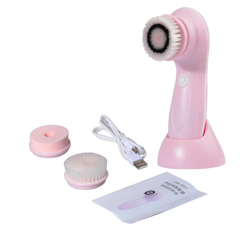 TK Limpieza Facial Eléctrica Exfoliante Con Cepillo De Limpieza Profunda a Prueba De Agua Dispositivo De Masaje Para Eliminar Los Puntos Negros