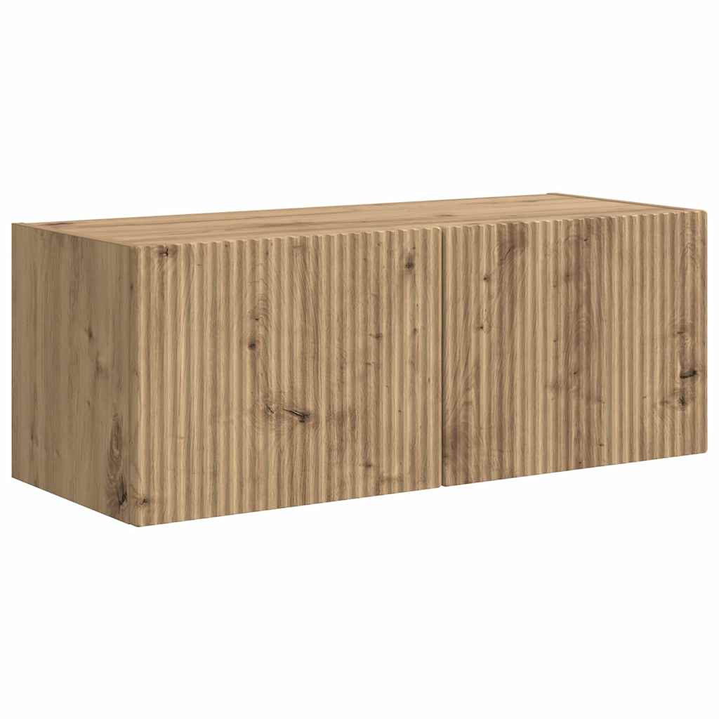 vidaXL Mueble de TV Montado en la Pared 78,5 x 31 x 29,5 cm Multicolor