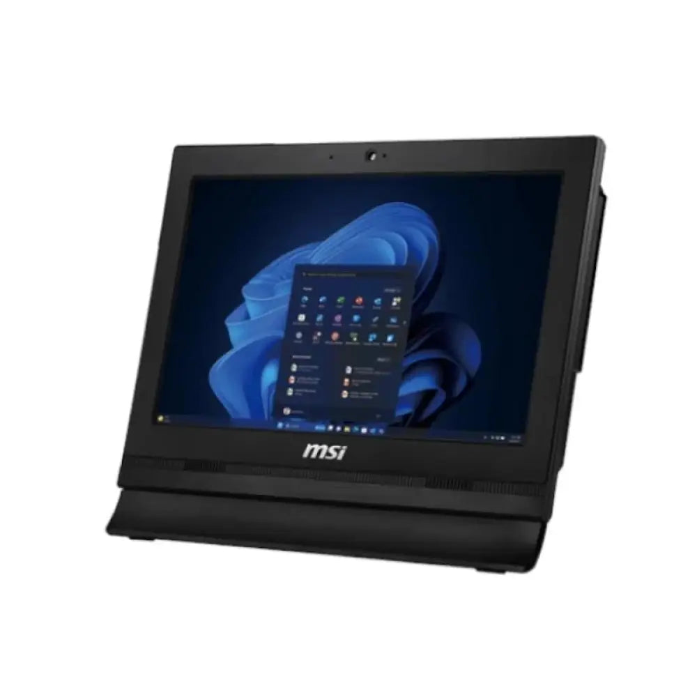 MSI - Ordenador todo en uno PRO AP162T N100 con pantalla táctil Full HD de 15,6 pulgadas, 4 GB RAM y SSD de 256 GB para oficina y atención al cliente