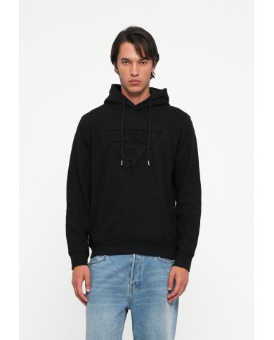 Guess Sudadera capucha Triangle Raw Patch Hoodie