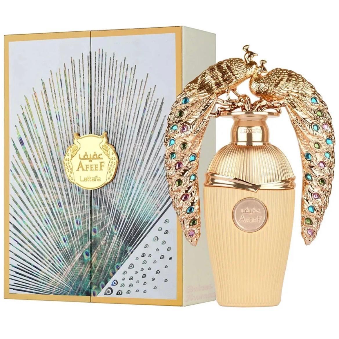 Affef - Eau De Parfum mujer con corazón floral y fondo cálido amaderado y vainilla, perfume seductor y envolvente para ocasiones especiales