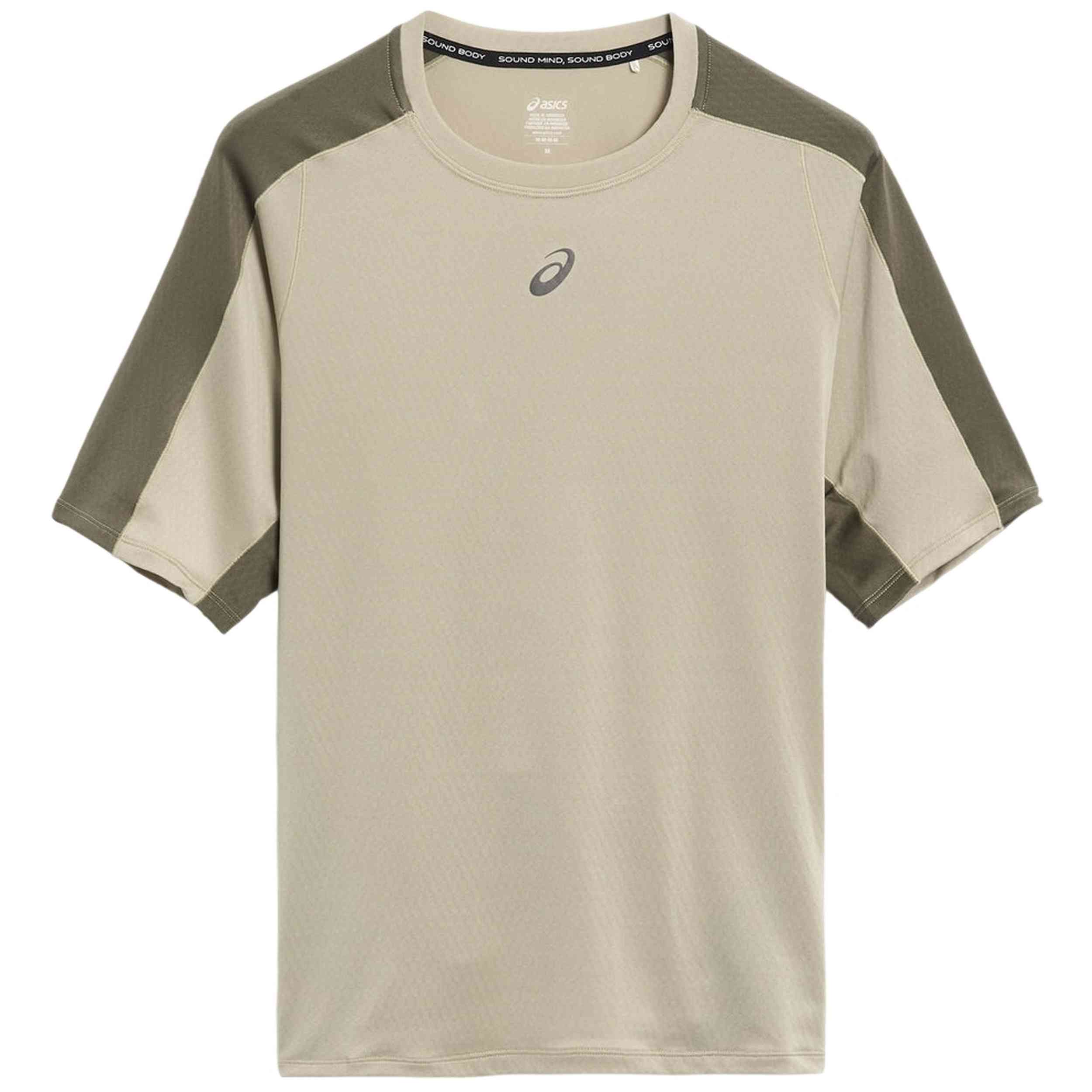 Camiseta De Manga Corta Asics modelo Camiseta ASICS Fujitrail Elite manga corta beige marrón para Hombre en color Verde