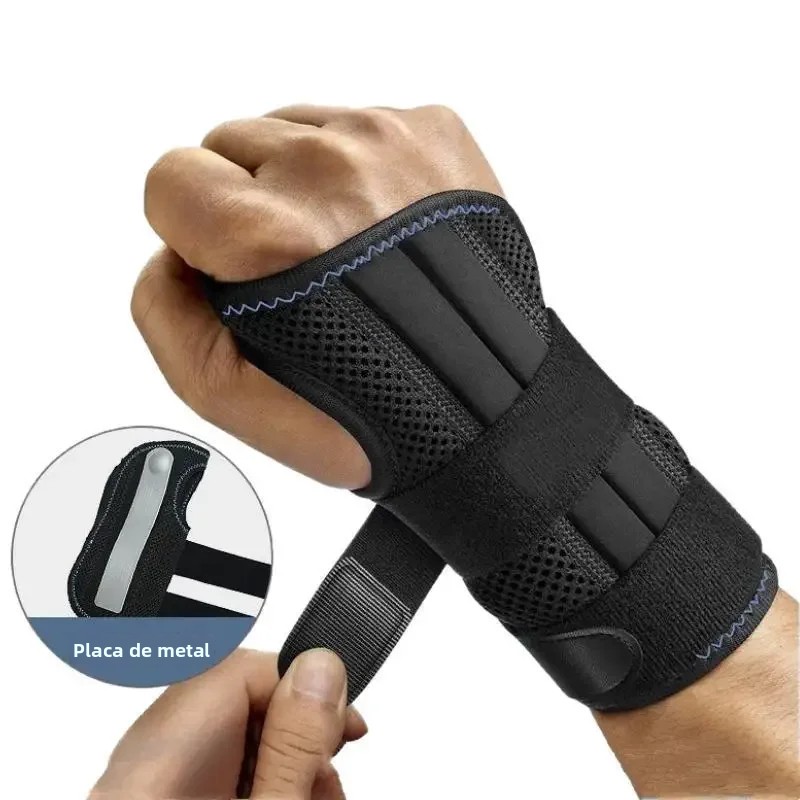 TK 1Pcs Almohadilla Ortopédica Para El Síndrome Del Túnel Carpal Soporte De Muñeca Para Dolor De Mano Protector De Muñeca Nocturno Estabilizador De Muñeca Material De Poliéster Para Adultos
