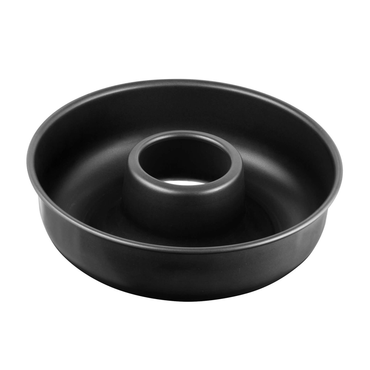 Zenker Molde Rosco Savarín en acero con revestimiento antiadherente teflón negro, resistente hasta 230ºC, Ø28x8cm, 1ud.