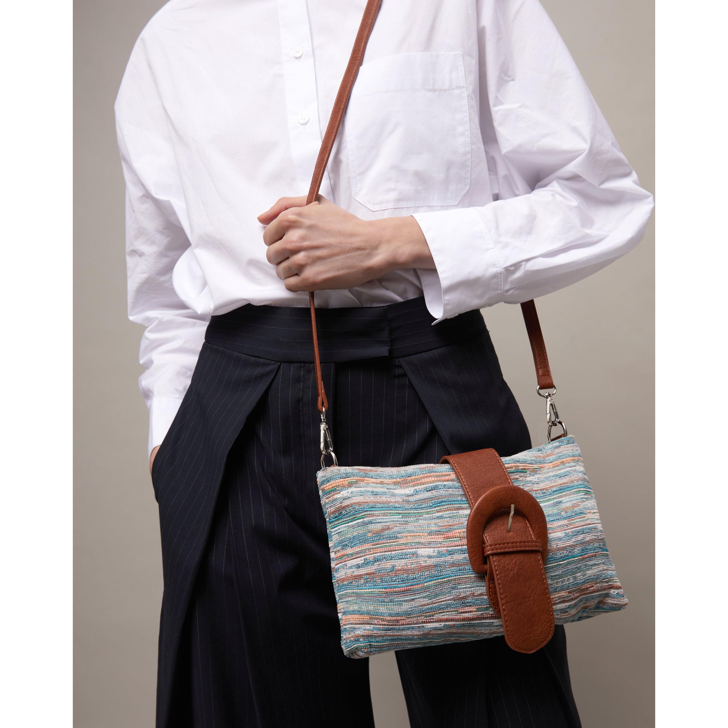 Lurdesi bolso bandolera pequeño estampado jacquard Bolsos Mujer Misako