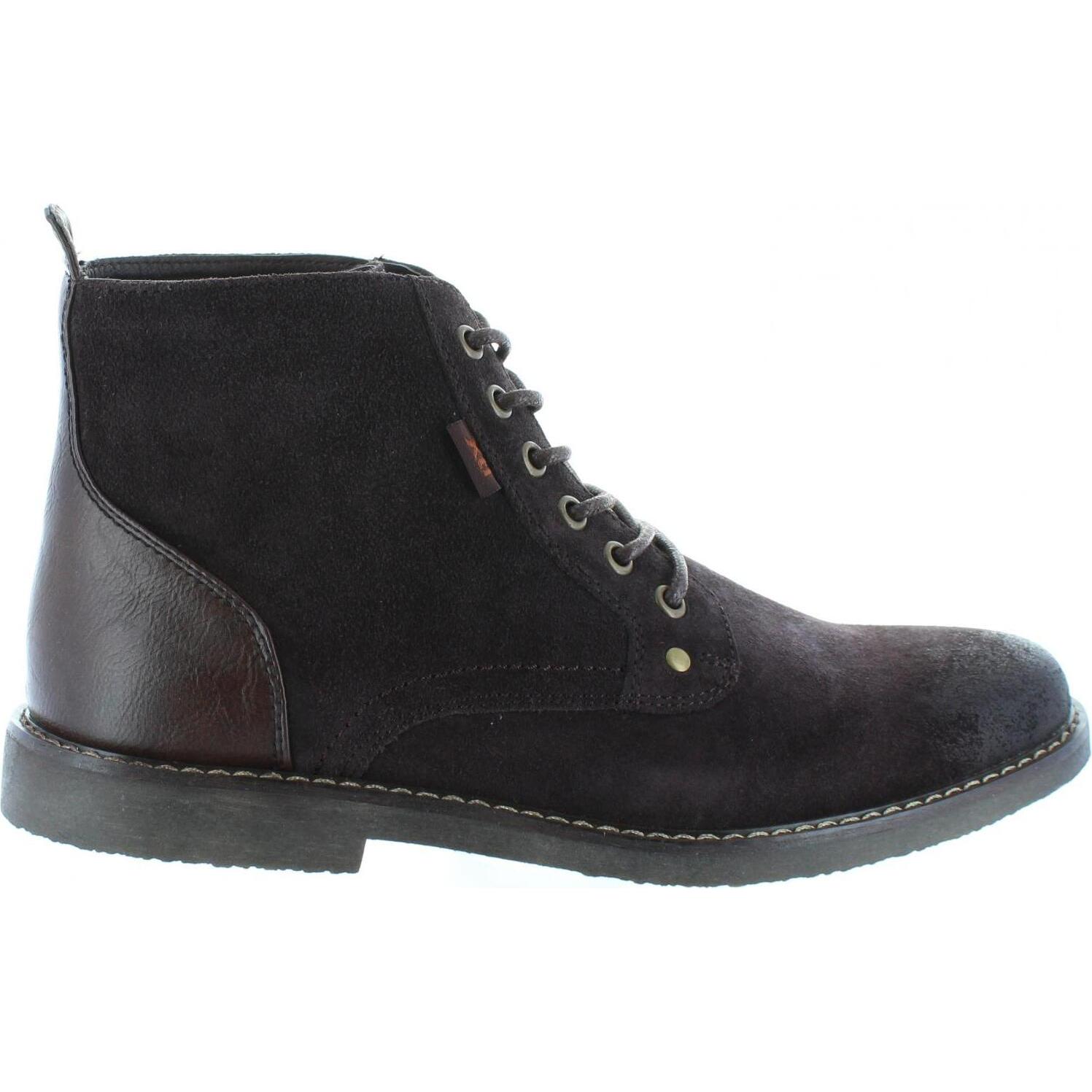 Men's ankle boots xti 45705 brown suede