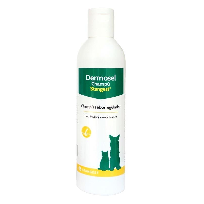 Dermosel Champú Seborrea para Perros y Gatos Champú para Perros y Gatos Dermosel Seborrea