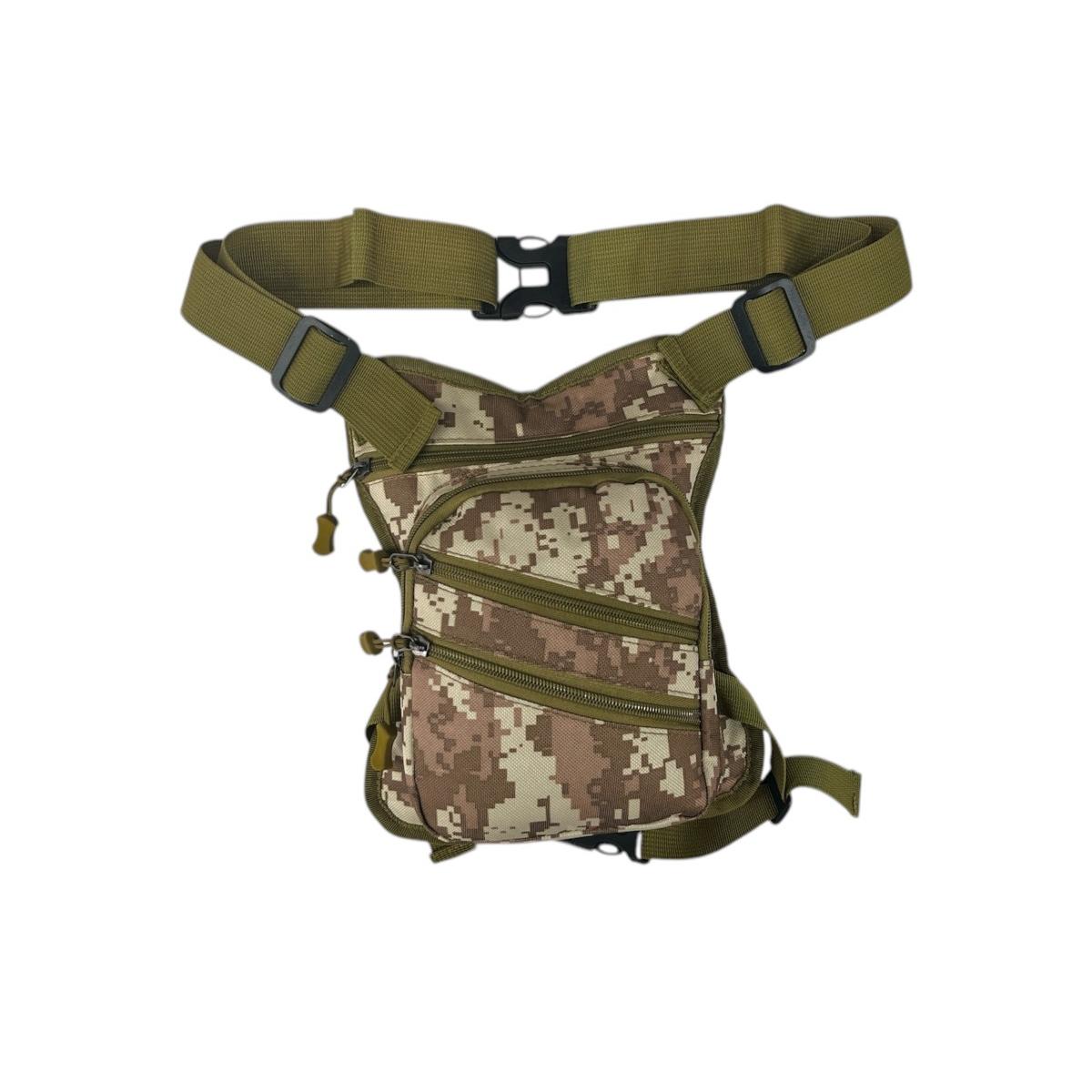 MEJORADA DL-54 Bolsa táctica de pierna y cintura, multiusos para exteriores, senderismo, ciclismo y motocicleta. Disponible en colores sólidos y estampados de camuflaje.